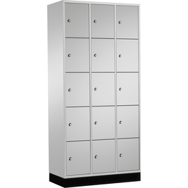 C+P Schließf.schrank 8570301S10004 15Fächer 1950x920x500mm lgr/lgr Produktbild