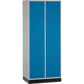 C+P Schließf.schrank 8570203S10020 10Fächer 1950x820x600mm lgr/lbl Produktbild