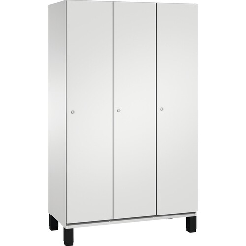 C+P Umkleidespind 4510032S10010 Füße 3Abteile B1200mm lgr/lgr Produktbild Front View L