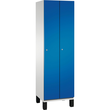C+P Umkleidespind 4510020S10050 Füße 2Abteile B600mm lgr/ebl Produktbild