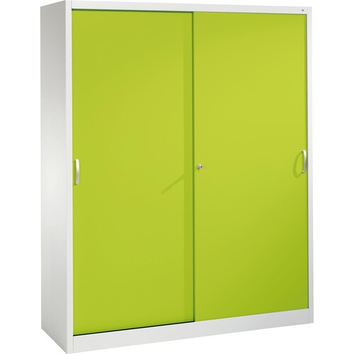 C+P Aktenschrank 215000S10126 2x5OH 1950x1600x500mm lgr/vgn Produktbild Front View L
