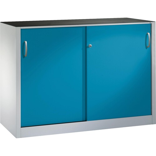 C+P Werkzeugschrank 214609S10044 Schiebetür 1000x1600x400mm lgr/lbl Produktbild Front View L