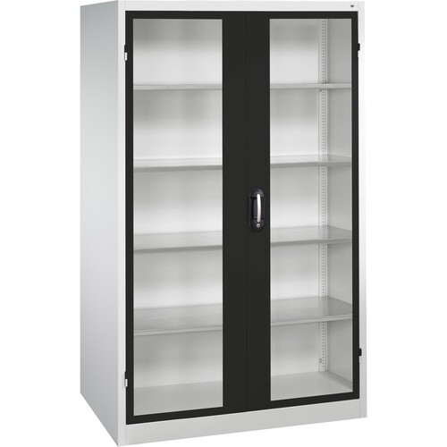 C+P Werkzeugschrank 8932055S10043 Fenstertür 1950x1200x600mm lgr/sgr Produktbild Front View L