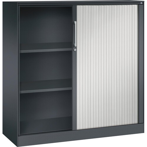 C+P Aktenschrank 143032000S10076 3OH 1310x1000x435mm sgr/lgr Produktbild Front View L