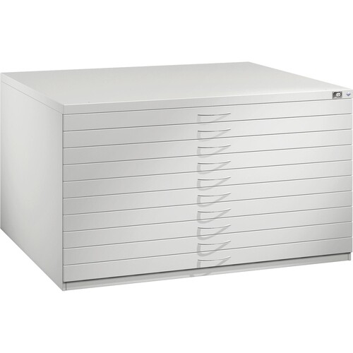 C+P Flachablageschrank 7201000S10183 760x1350x960mm lgr Produktbild Front View L