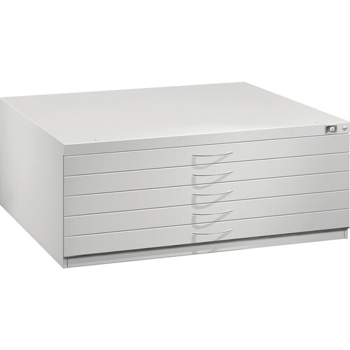 C+P Flachablageschrank 7100000S10097 420x1100x765mm lgr Produktbild Front View L