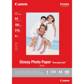 Canon Fotopapier GP501 0775B001 DIN A4 200g/m2 weiß 100 Bl./Pack. (PACK=100 STÜCK) Produktbild