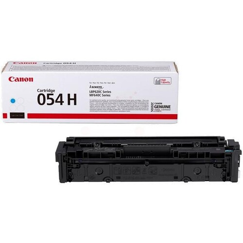 Toner 054 H I-Sensys LBP-620/640/MF640 2300 Seiten cyan Canon 3027C002 Produktbild Front View L