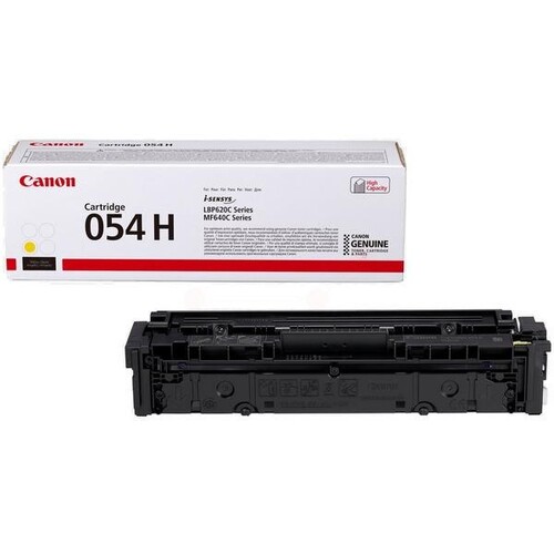 Canon Toner 3025C002 054 H 2.300Seiten gelb Produktbild Front View L