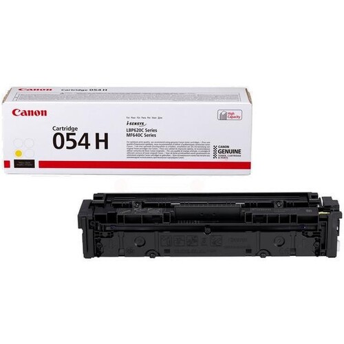 Toner 054 H I-Sensys LBP-620/640/MF640 2300Seiten gelb Canon 3025C002 Produktbild Front View L