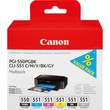 Canon Tintenpatrone 6496B005 PGI550/CLI551 6 St./Pack. (PACK=6 STÜCK) Produktbild