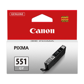 Canon Tintenpatrone 6512B001 CLI551GY 7ml grau (ST=7 MILLILITER) Produktbild