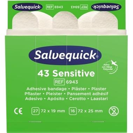 Salvequick Pflaster sensible 6943 Allergiker 43 St./Pack. (PACK=43 STÜCK) Produktbild