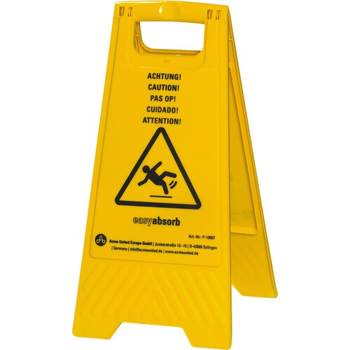 easy absorb Warnaufsteller Rutschgefahr P-10007 Produktbild Front View L
