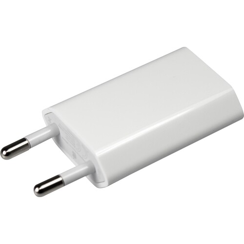 Apple Netzadapter MD813ZM/A Bulk USB für iPhone Produktbild Front View L