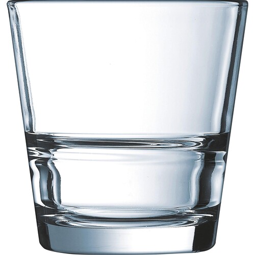 Arcoroc Trinkglas STACK UP 410-878 0,26l glasklar 6 St./Pack. (PACK=6 STÜCK) Produktbild Front View L