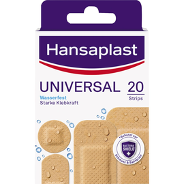 Hansaplast UNIVERSAL Strips 1009266 4Größen 20 St./Pack. (PACK=20 STÜCK) Produktbild