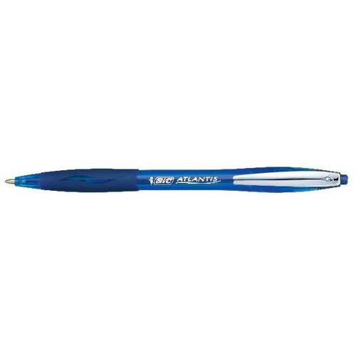 BIC Kugelschreiber ATLANTIS Soft 902132 0,4mm Druckmechanik blau Produktbild Additional View 6 L