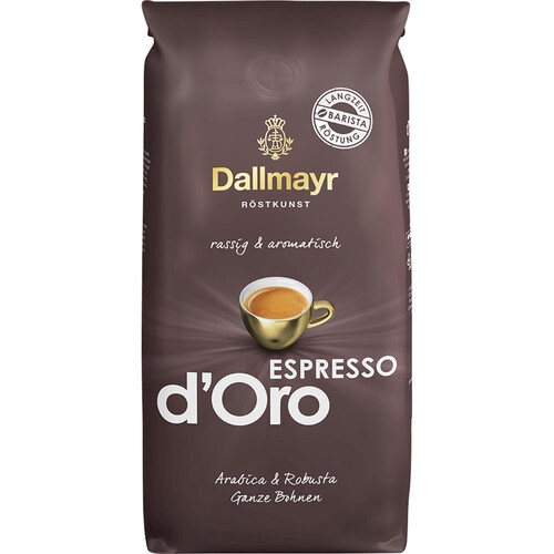 Dallmayr Kaffee Espresso dOro 546000000 ganze Bohne 1.000g Produktbild Front View L