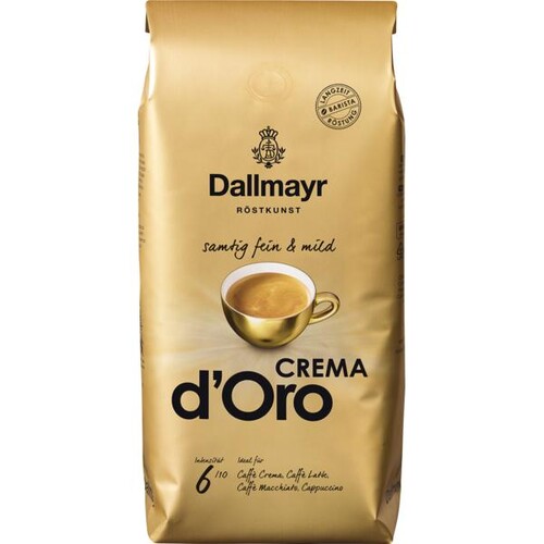 Dallmayr Crema dOro ganze Bohne 1kg (PACK=1000 GRAMM) Produktbild Front View L