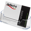 Visitenkartenhalter mit 1 Fach glasklar Deflecto 70101 Produktbild