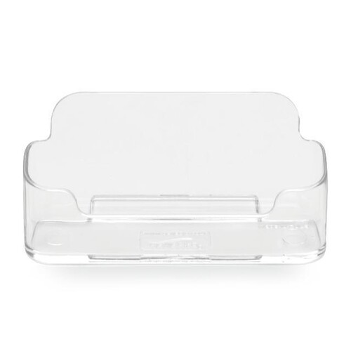 Visitenkartenhalter mit 1 Fach glasklar Deflecto 70101 Produktbild Additional View 1 L