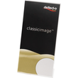 Tischaufsteller Classic Image DIN lang hoch schräg für einseitige Präsentation glasklar Acryl Deflecto 45201 Produktbild