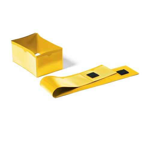 DURABLE Palettenfußbanderole 172404 145x75mm gelb 50 St./Pack. (PACK=50 STÜCK) Produktbild