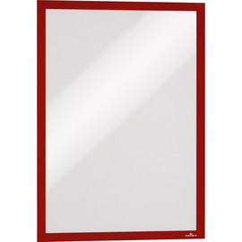 Informationsrahmen DURAFRAME A3 rot/transparent selbstklebend DURABLE 487303 (PACK=2 STÜCK) Produktbild