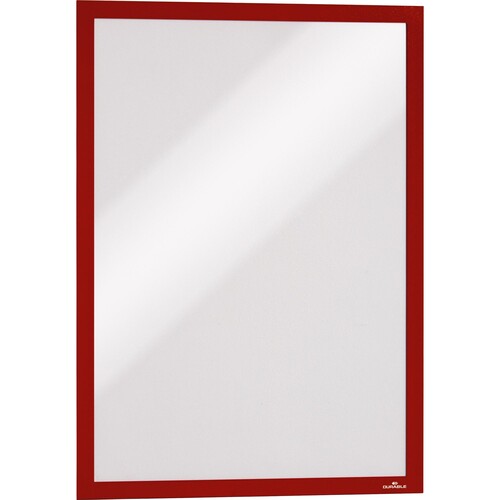 Informationsrahmen DURAFRAME A3 rot/transparent selbstklebend DURABLE 487303 (PACK=2 STÜCK) Produktbild