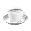 Esmeyer Cappuccinotasse Bistro 52 433-213 ws 6 St./Pack. +Untertasse (PACK=6 STÜCK) Produktbild