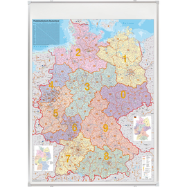 Franken Kartentafel KA445P PLZ-Karte Deutschland 1:750.000 Produktbild