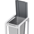 Hailo Wertstoffbehälter ProfiLine Öko XL 0935-202 Basis 38l grau Produktbild Additional View 1 S