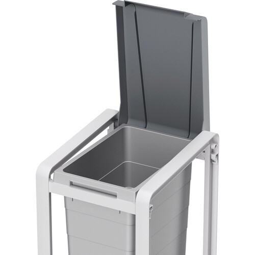 Hailo Wertstoffbehälter ProfiLine Öko XL 0935-202 Basis 38l grau Produktbild Additional View 1 L