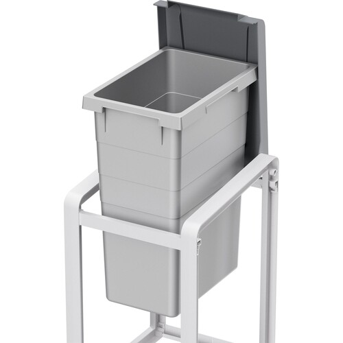 Hailo Wertstoffbehälter ProfiLine Öko XL 0935-202 Basis 38l grau Produktbild Additional View 2 L
