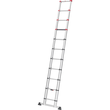 Hailo Sicherheits-Teleskopleiter FlexLine T80 11 Sprossen Produktbild