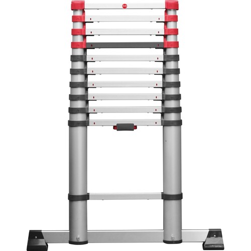 Hailo Sicherheits-Teleskopleiter FlexLine T80 11 Sprossen Produktbild Additional View 1 L