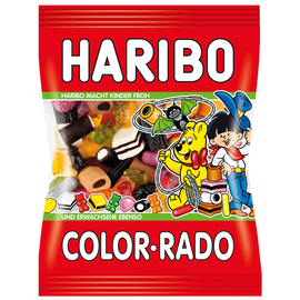 HARIBO Fruchtgummi Color-Rado 389164 100g (PACK=100 GRAMM) Produktbild