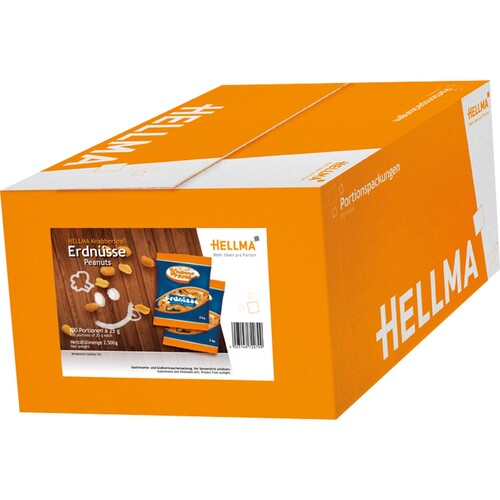 Hellma Erdnüsse 70102079 25g 100 St./Pack. (PACK=100 STÜCK) Produktbild Additional View 1 L