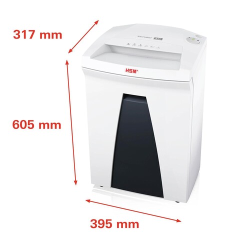 HSM SECURIO B24 5,8mm Aktenvernichter weiß Produktbild Additional View 1 L