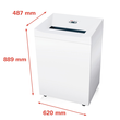 HSM Aktenvernichter Pure 740 2370111 Streifenschnitt 3,9mm Produktbild Additional View 1 S
