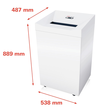 HSM Aktenvernichter Pure 630 2360111 Streifen 3,9mm Produktbild Additional View 1 S