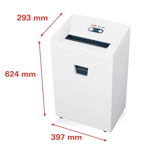 HSM Aktenvernichter Pure 420 2340111 Streifenschnitt 3,9mm Produktbild Additional View 1 L