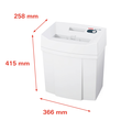 HSM Aktenvernichter Pure 120 2313111 Partikelschnitt 4x25mm Produktbild Additional View 1 S