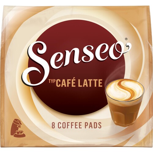 Senseo Kaffeepads Cafe Latte 4051016 8 St./Pack. (PACK=8 STÜCK) Produktbild Front View L