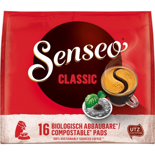 Senseo Kaffeepad Klassisch (PACK=16 STÜCK) Produktbild Front View L