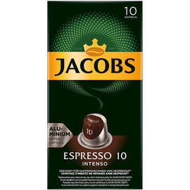 JACOBS Kaffeekapsel Espresso 10 Intenso 4057018 10 St./Pack. (PACK=10 STÜCK) Produktbild