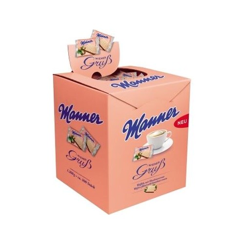 Manner Gebäck Wiener Gruß 70102019 4,2g 300 St./Pack. (PACK=300 STÜCK) Produktbild Additional View 1 L