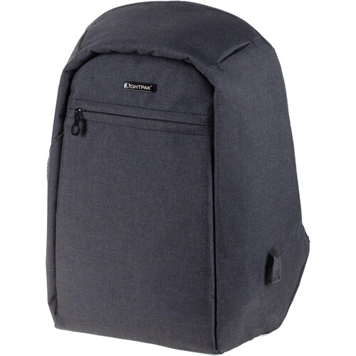 LIGHTPAK Rucksack SAFEPAK 46154 Polyester anthrazit Produktbild Additional View 1 L