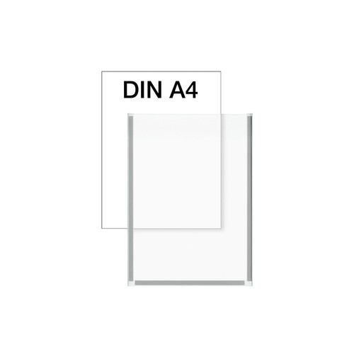 Kerkmann Plakattasche 6914 DIN A4 für Infoständer 2 St./Pack. (PACK=2 STÜCK) Produktbild Front View L